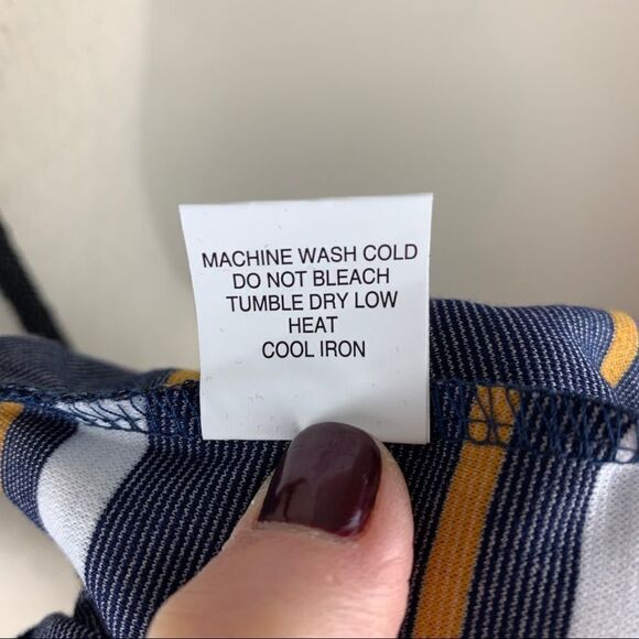 Kendall & Kylie PacSun‎ Mini Bodycon Striped Dress Sz M New With Tags - Picture 14 of 16